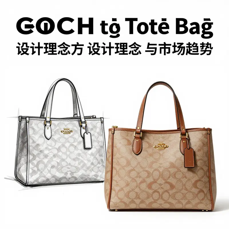 Four distinctive models from the Coach tote bag lineup, each highlighting its unique features.