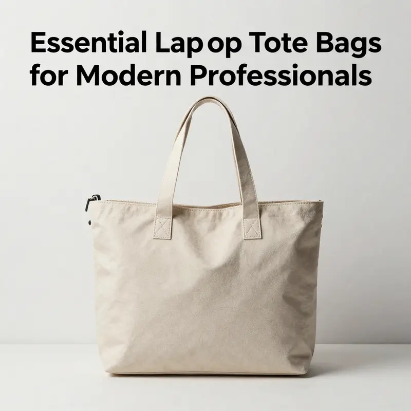 Highlighting the robust materials used in laptop tote bags, ensuring protection and longevity.