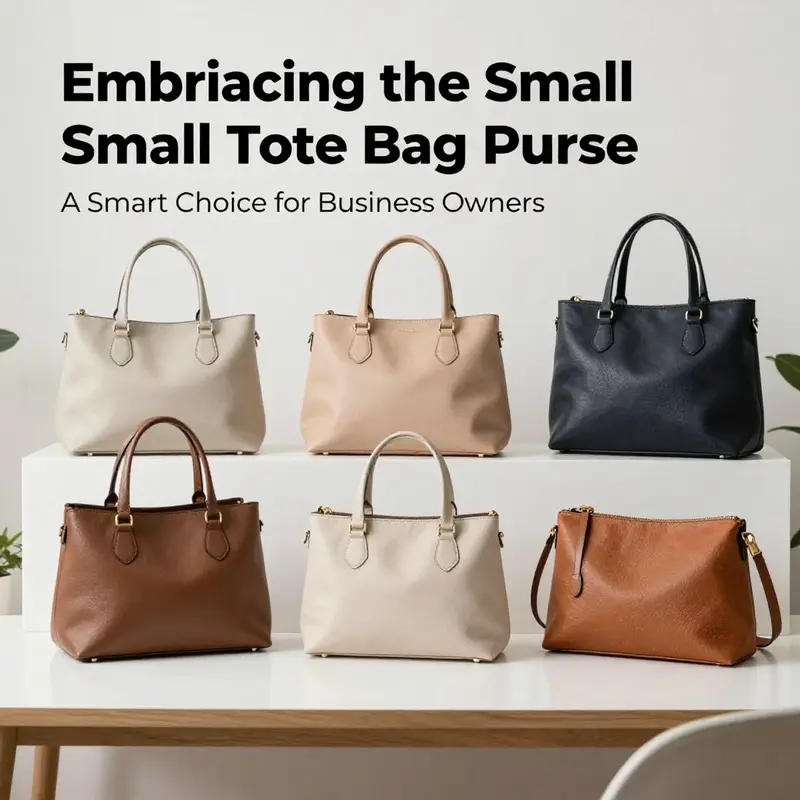 The small tote bag purse is a perfect blend of elegance and utility for everyday business use.