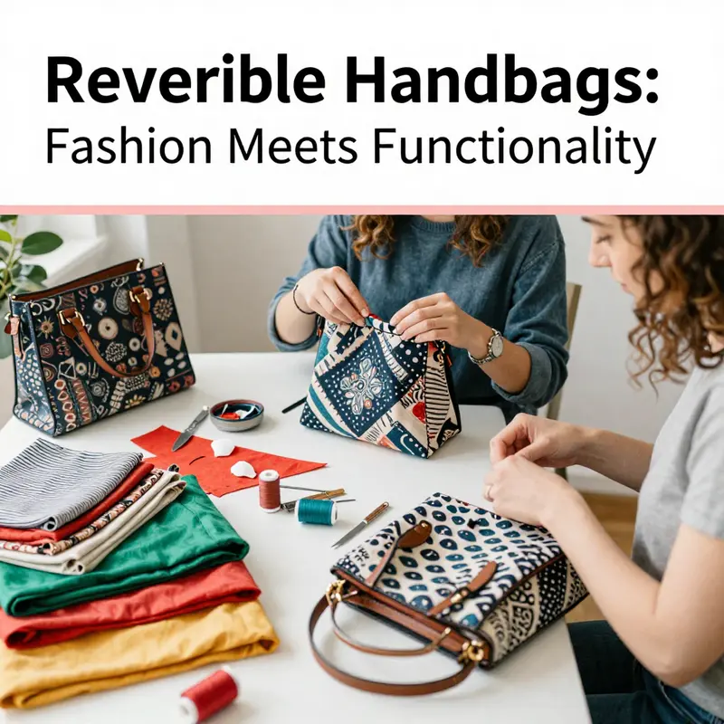 A curated selection of stylish reversible handbags highlighting innovative designs.