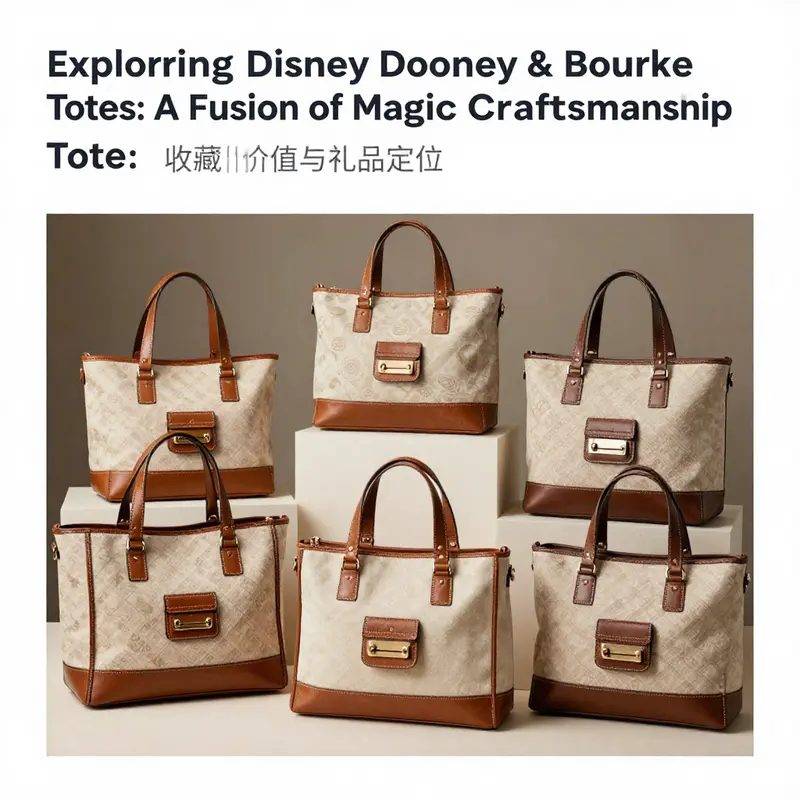 A historical overview of the partnership between Dooney & Bourke and Disney, showcasing their iconic products.