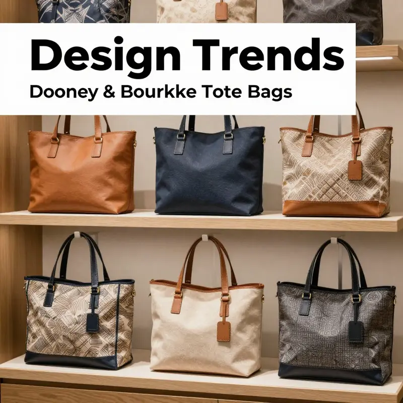 The luxurious texture and craftsmanship of Dooney & Bourke tote bags made from Vacchetta cowhide leather.