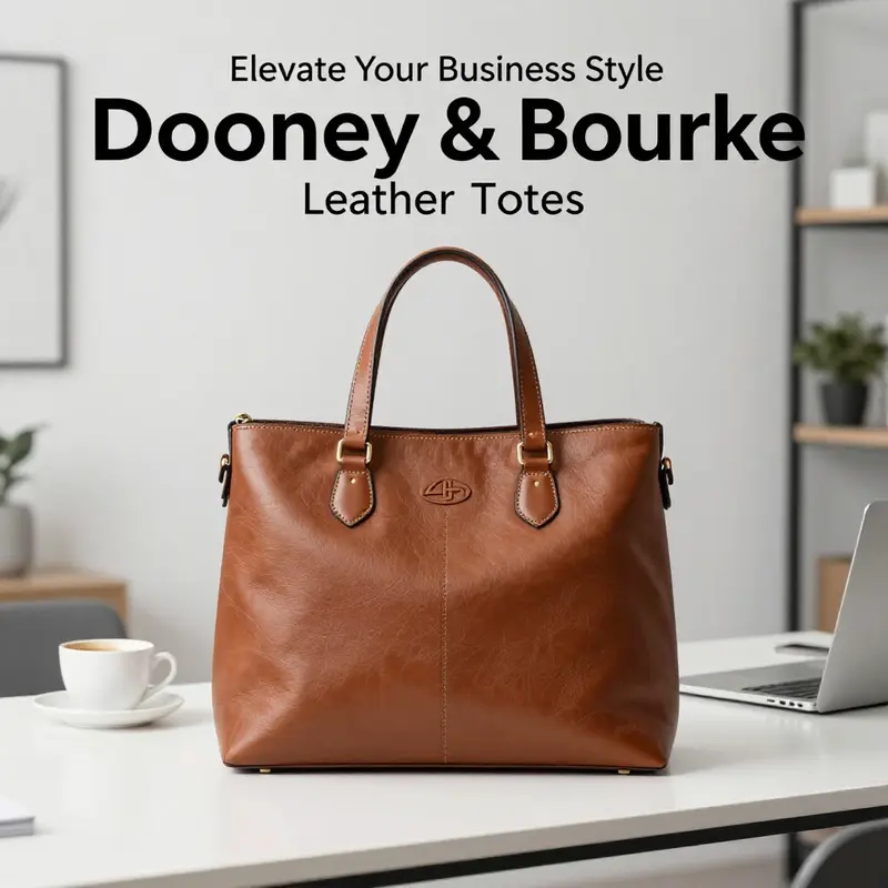 The iconic Dooney & Bourke leather tote from the Heritage Collection, epitomizing luxury and functionality.