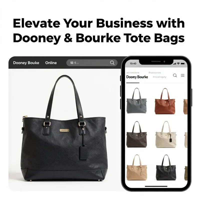 Highlighting the superior design and craftsmanship of Dooney & Bourke tote bags.