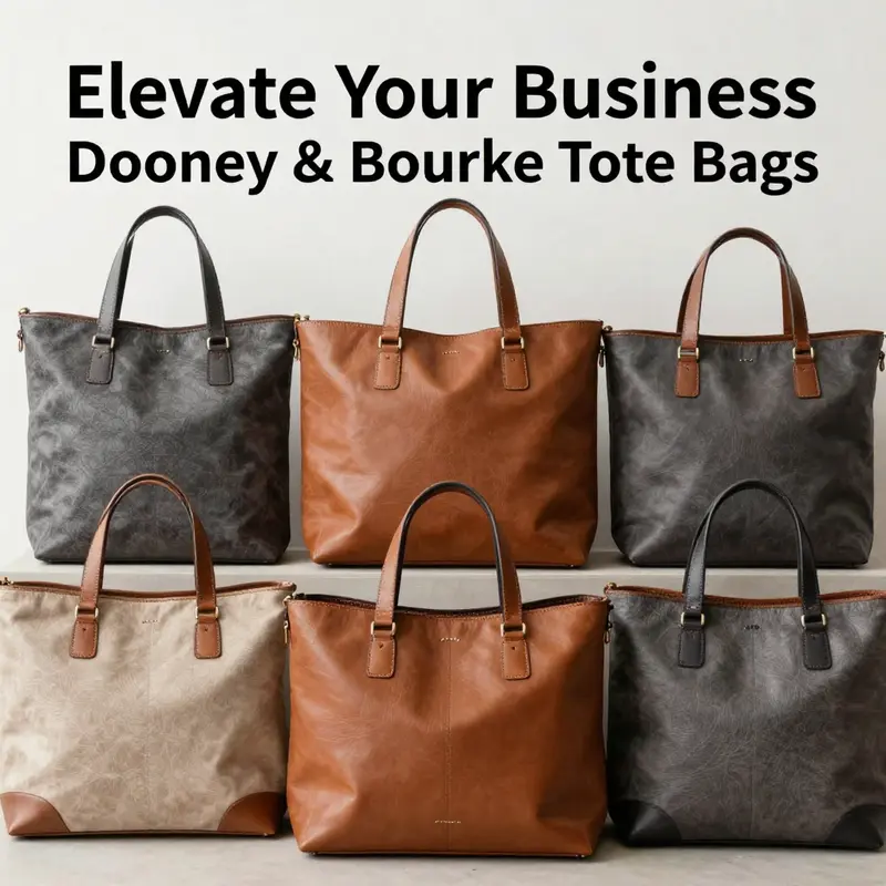 Highlighting the superior design and craftsmanship of Dooney & Bourke tote bags.