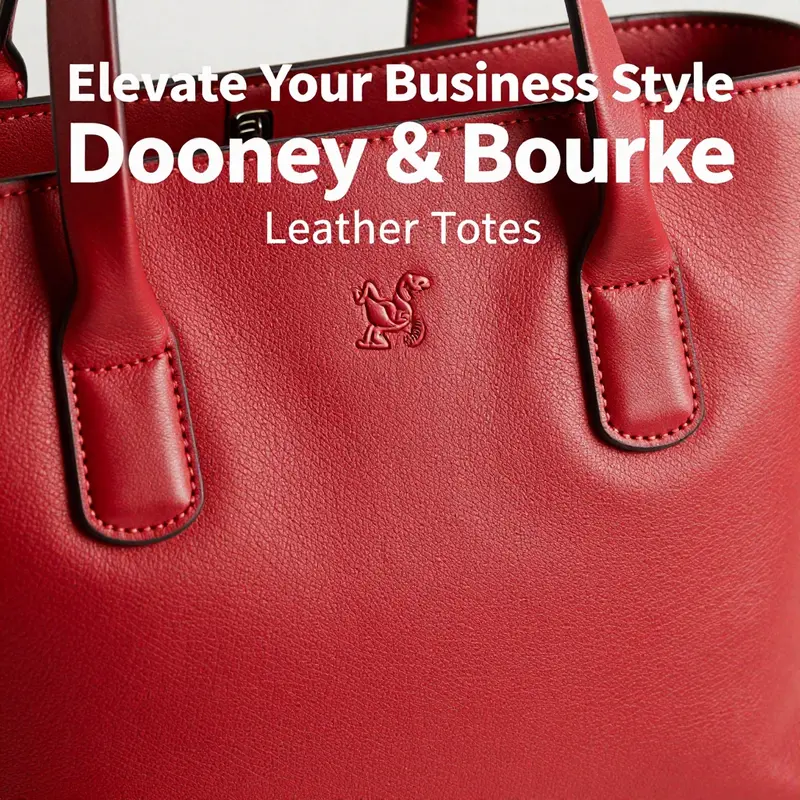 The iconic Dooney & Bourke leather tote from the Heritage Collection, epitomizing luxury and functionality.