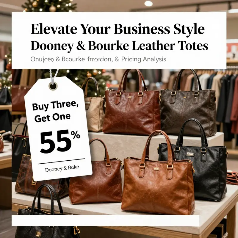 The iconic Dooney & Bourke leather tote from the Heritage Collection, epitomizing luxury and functionality.