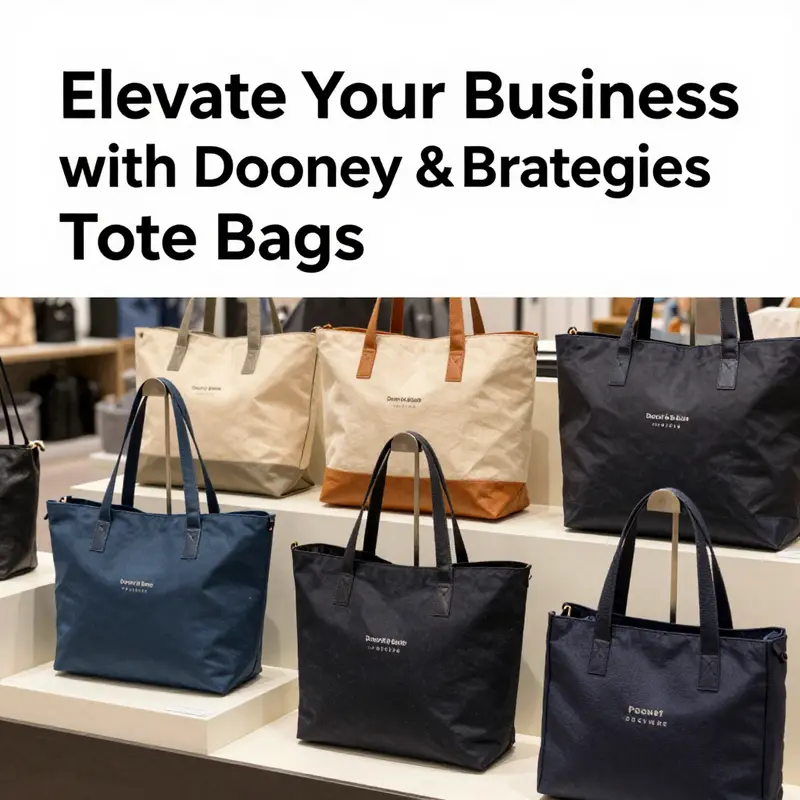 Detailed craftsmanship of a Dooney & Bourke tote bag, highlighting quality materials and design.