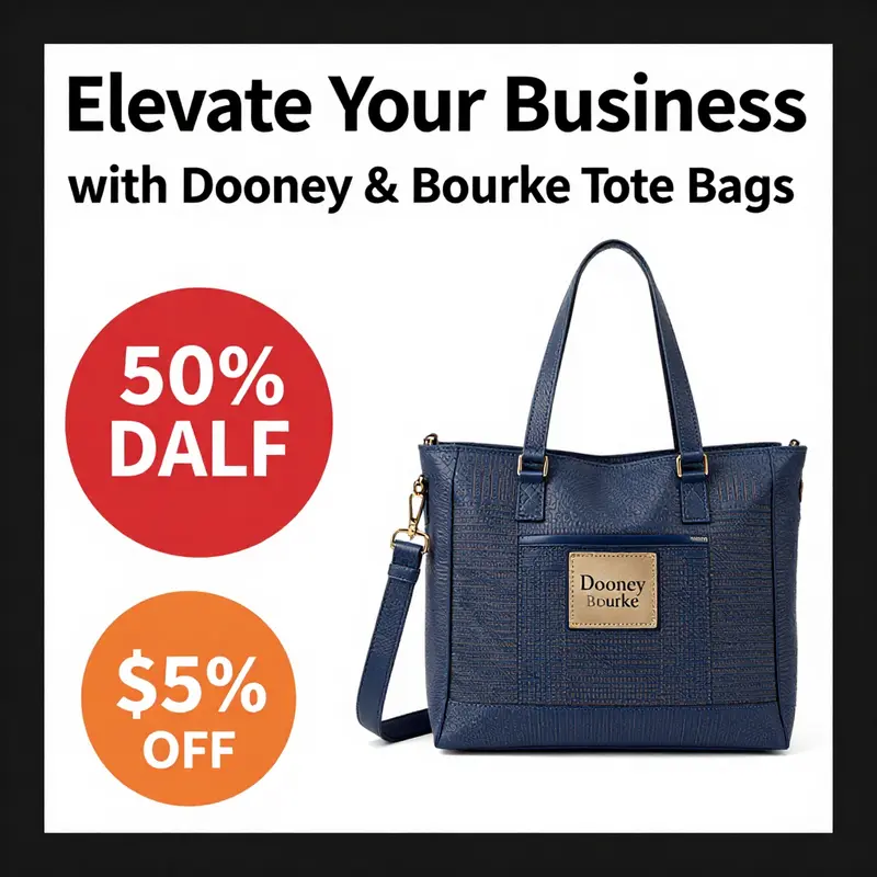 Highlighting the superior design and craftsmanship of Dooney & Bourke tote bags.