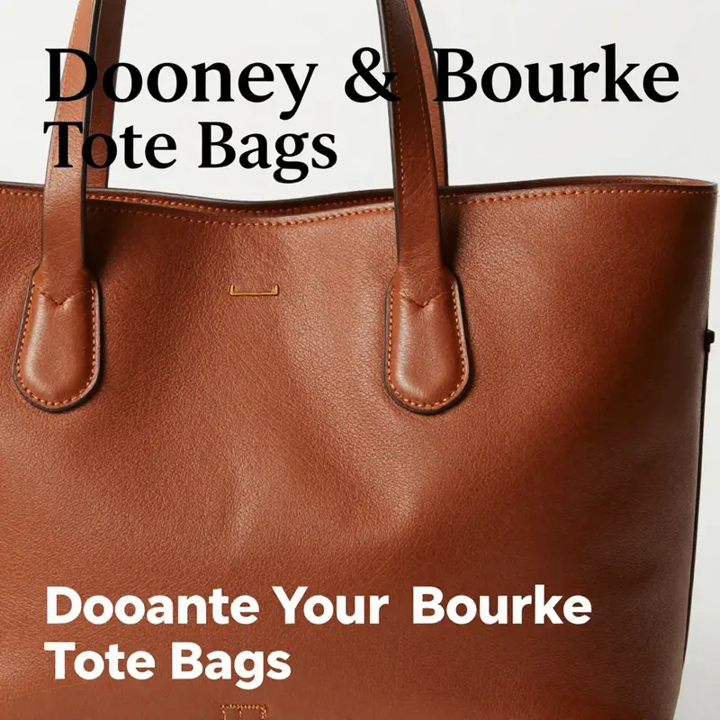 The luxurious texture and craftsmanship of Dooney & Bourke tote bags made from Vacchetta cowhide leather.