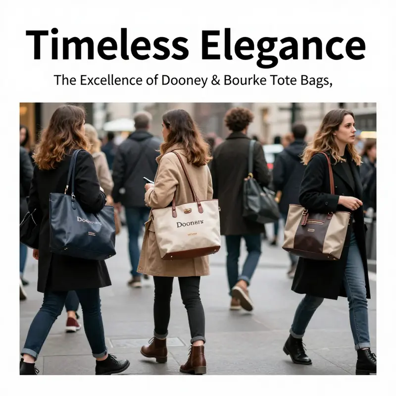 An artisan demonstrating the intricate craftsmanship behind each Dooney & Bourke tote bag.