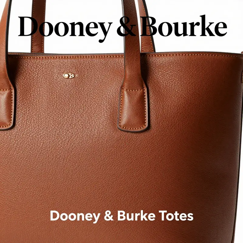 The exquisite craftsmanship and materials of the Dooney & Bourke tote reflect sophistication and durability.