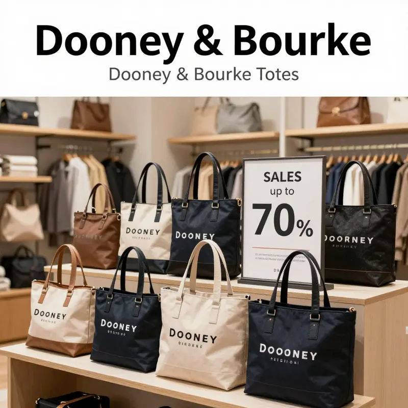 The exquisite craftsmanship and materials of the Dooney & Bourke tote reflect sophistication and durability.