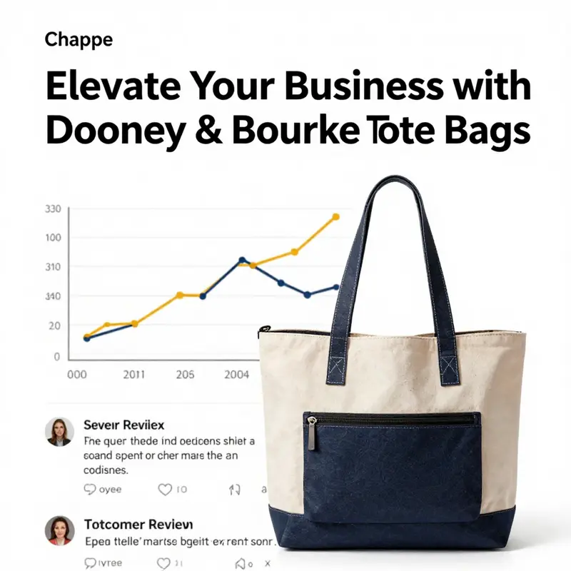 Detailed craftsmanship of a Dooney & Bourke tote bag, highlighting quality materials and design.