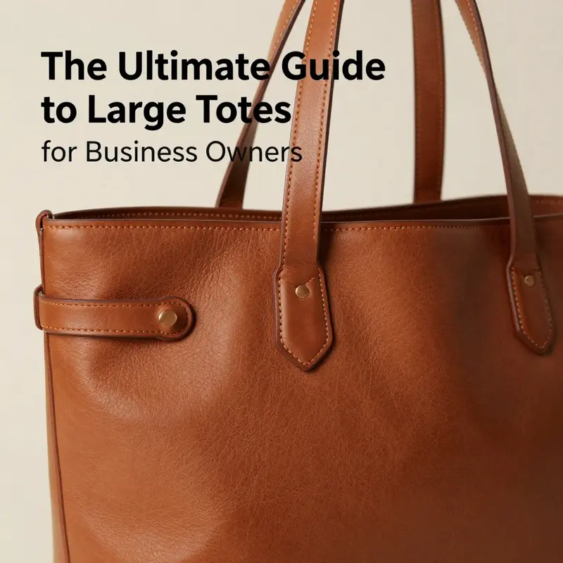 A well-organized large tote enhancing usability for business essentials.