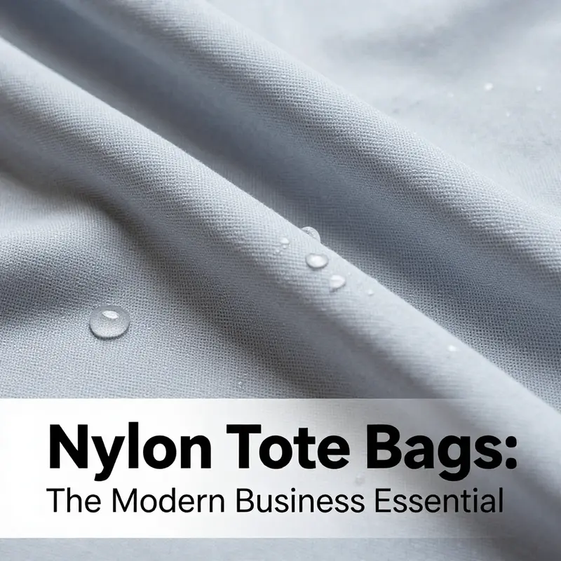 The robust texture of nylon illustrates its resilience, emphasizing water resistance and durability essential for daily use.