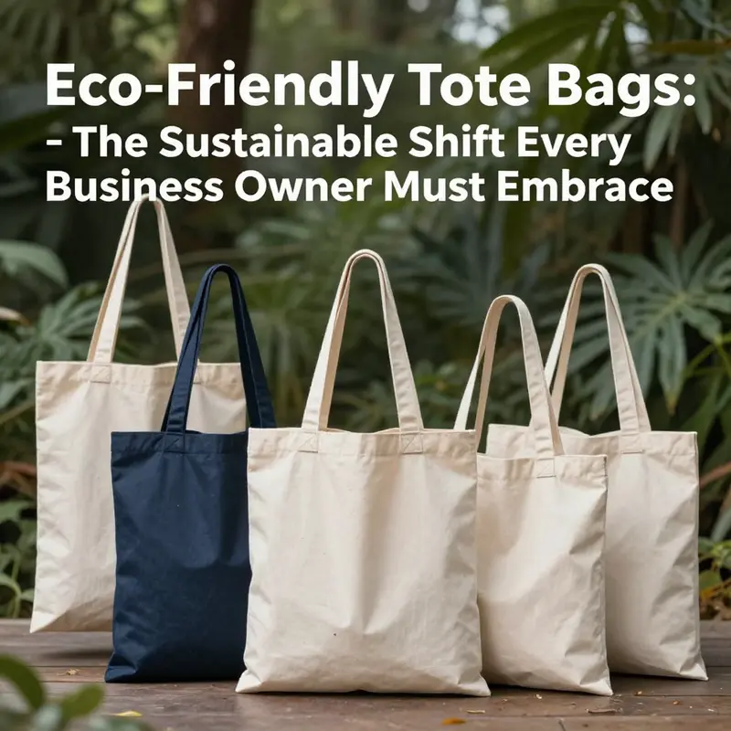 Various eco-friendly tote bags in an outdoor environment, emphasizing their connection to nature and sustainability.