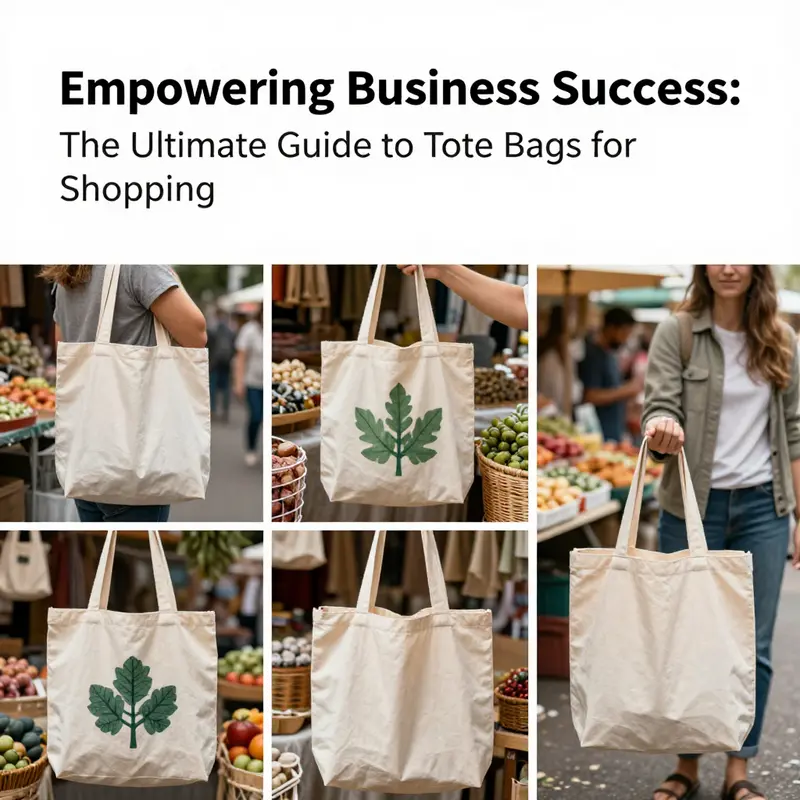 Eco-friendly tote bags are essential for sustainable shopping, reflecting a commitment to the environment.
