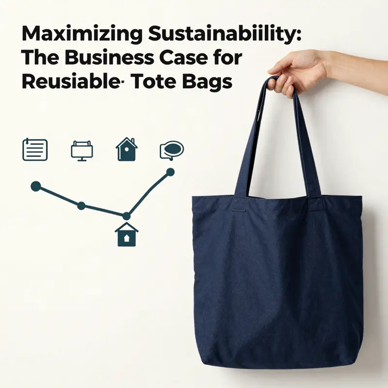 A visual representation demonstrating the environmental impact comparison between cotton and plastic bags.