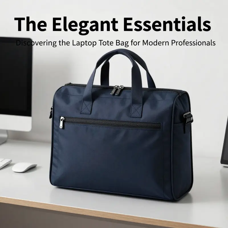 A laptop tote bag highlighting ergonomic design and sophisticated aesthetics, perfect for the modern professional.