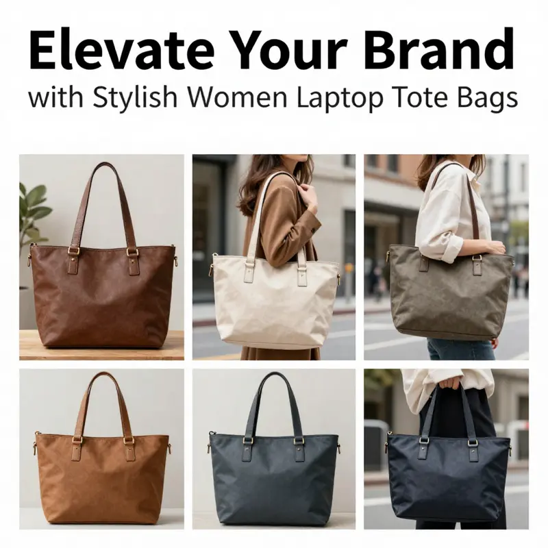 A visual timeline showing how women’s laptop tote bags have evolved in design and function.