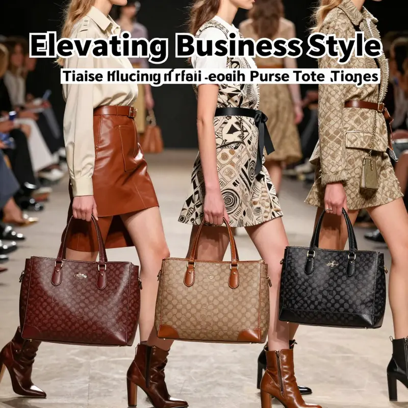 The Coach purse tote combines style and functionality, showcasing its practical features for daily use.