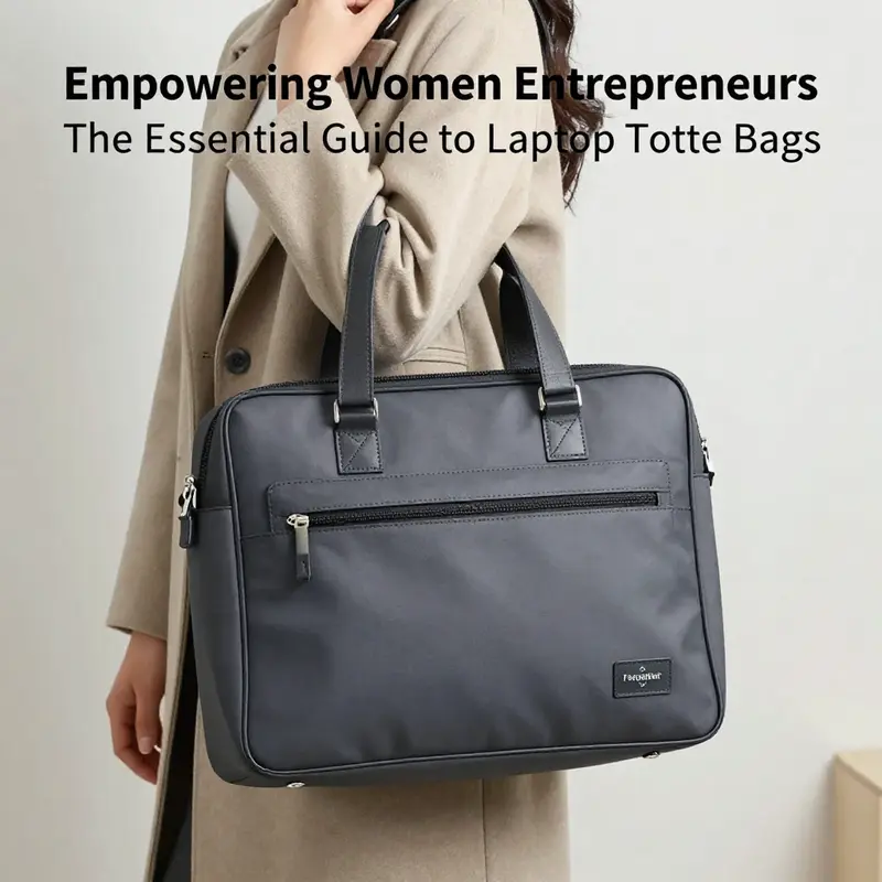 Women carrying fashionable laptop tote bags that blend style and utility.