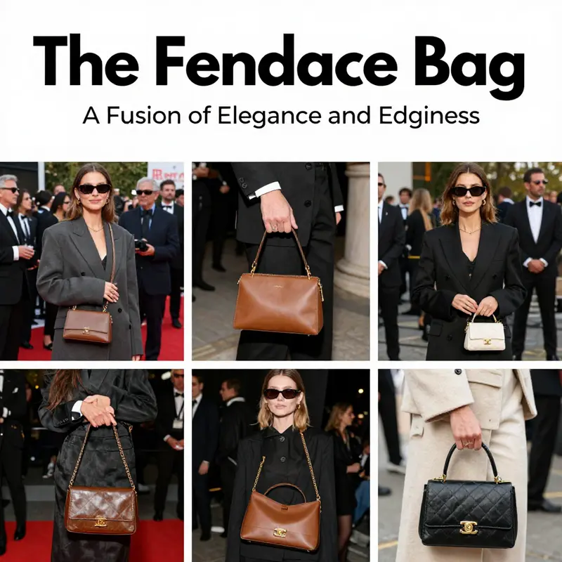 The Fendace bag displayed prominently, highlighting its iconic design and elegance in the fashion world.