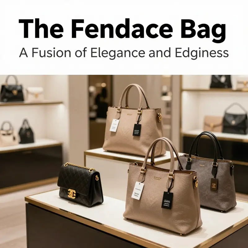 The Fendace bag displayed prominently, highlighting its iconic design and elegance in the fashion world.