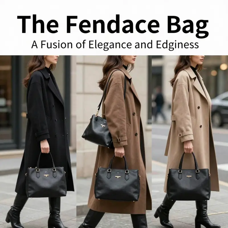 The Fendace bag displayed prominently, highlighting its iconic design and elegance in the fashion world.