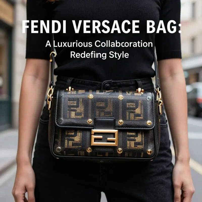 The Fendace Belt Bag: A trendsetting icon blending Fendi and Versace’s distinctive styles.