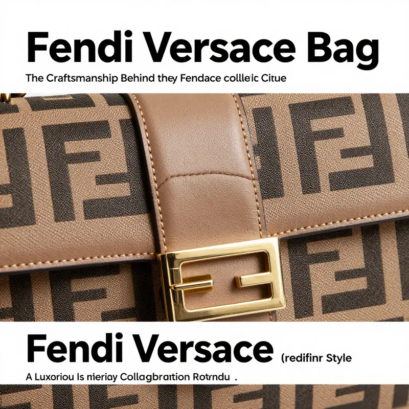The Fendace Belt Bag: A trendsetting icon blending Fendi and Versace’s distinctive styles.
