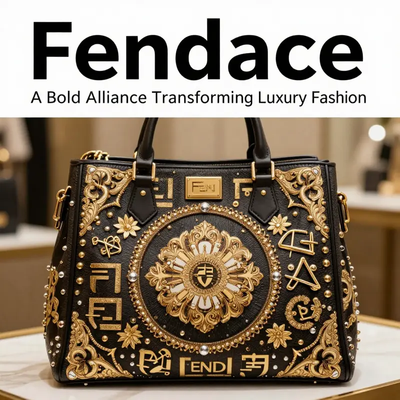 Models showcasing the Fendace collection, a unique blend of Fendi and Versace designs at Milan Fashion Week.