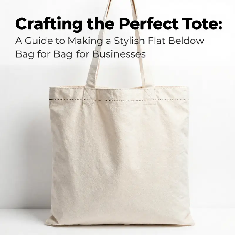 Essential materials for creating a tote bag with a flat bottom.