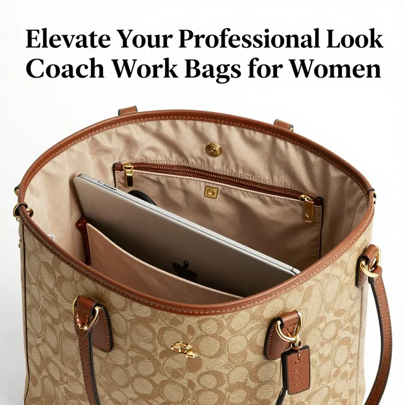 A variety of stylish Coach work bags demonstrating versatility and elegance for professional women.