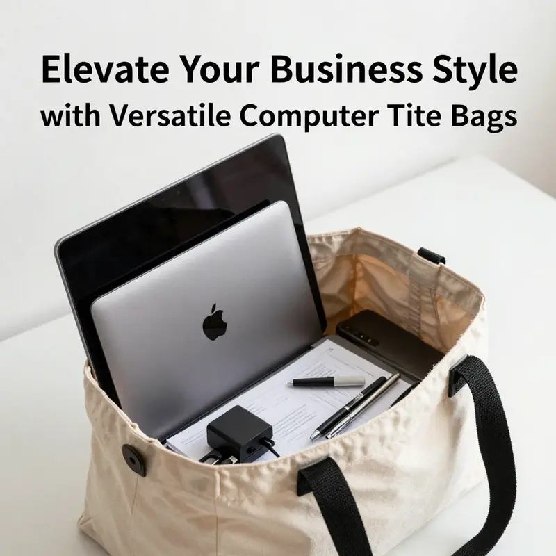 Close-up view showcasing the intricate design elements of a laptop tote bag.