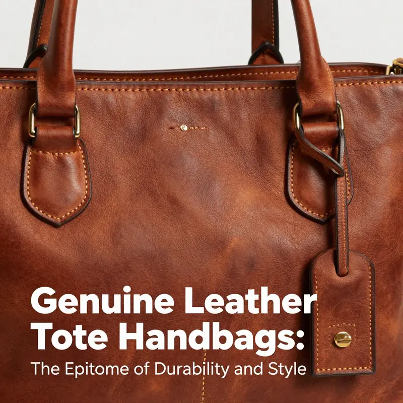 Exquisite craftsmanship in a genuine leather tote highlights superior materials and design.