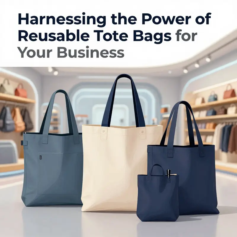 A diverse array of reusable tote bags emphasizing quality and sustainability.