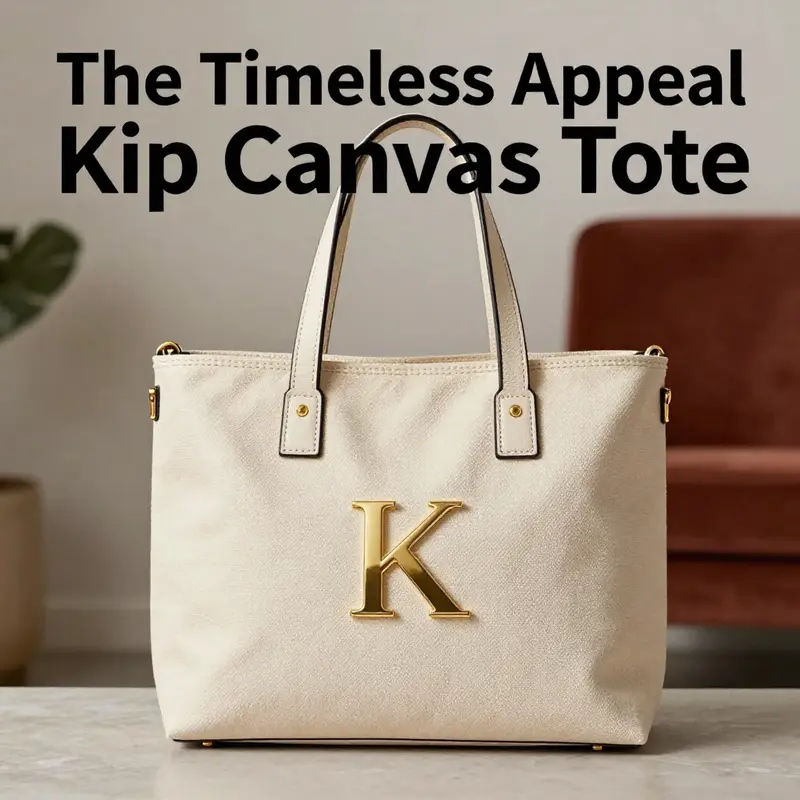 The sophisticated design elements of the Kate Spade Kip Canvas Tote emphasize both style and utility.