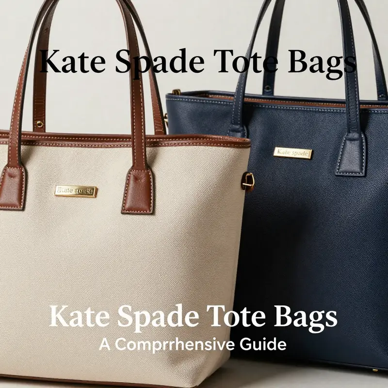 Showcasing the iconic designs of Kate Spade tote bags that combine style and practicality, ideal for any occasion.