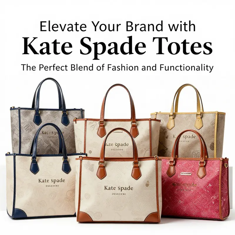 A stunning array of Kate Spade totes showcasing their unique designs and aesthetic appeal.