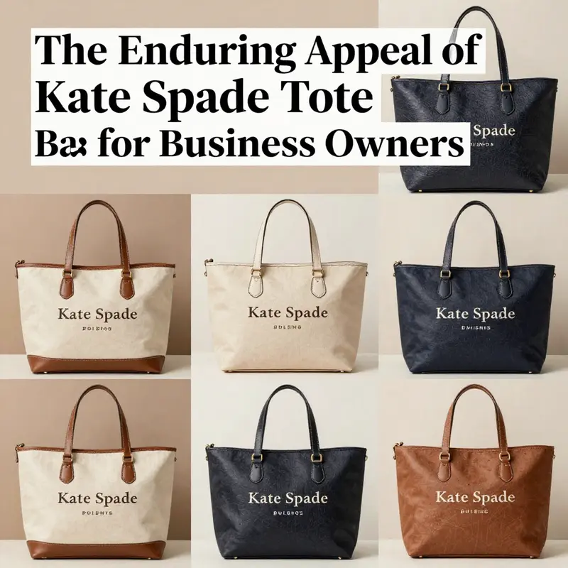 A beautifully arranged collection of Kate Spade tote bags showcasing their design and appeal.
