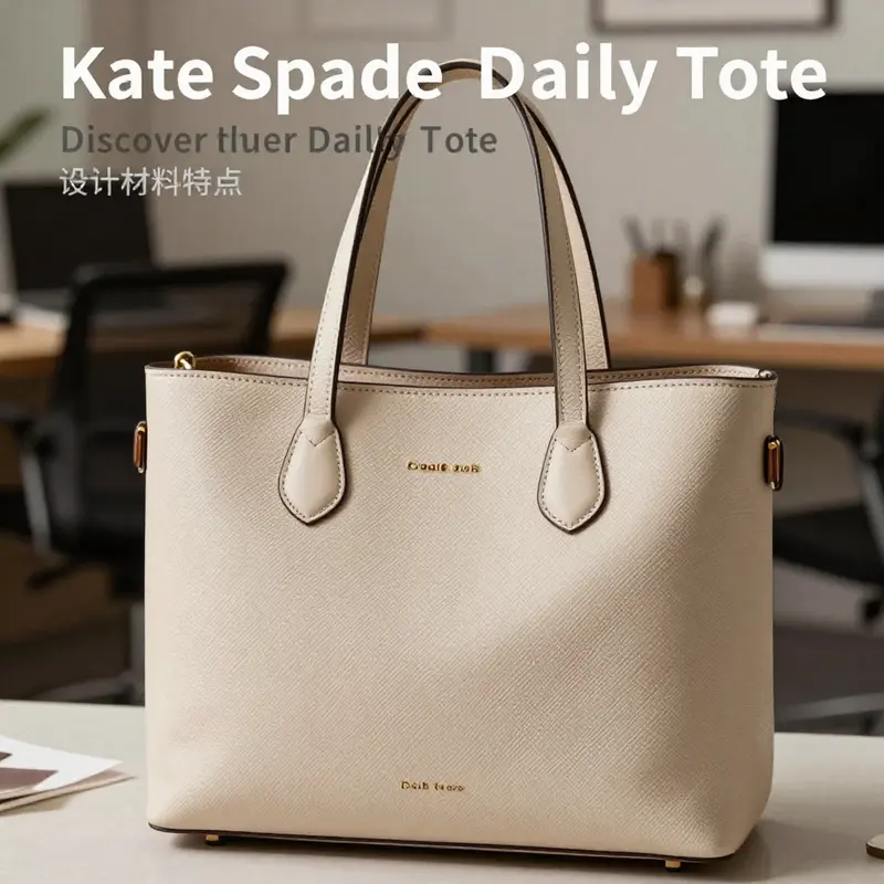The elegant design and materials of the Kate Spade Daily Tote highlight its premium quality and functionality.