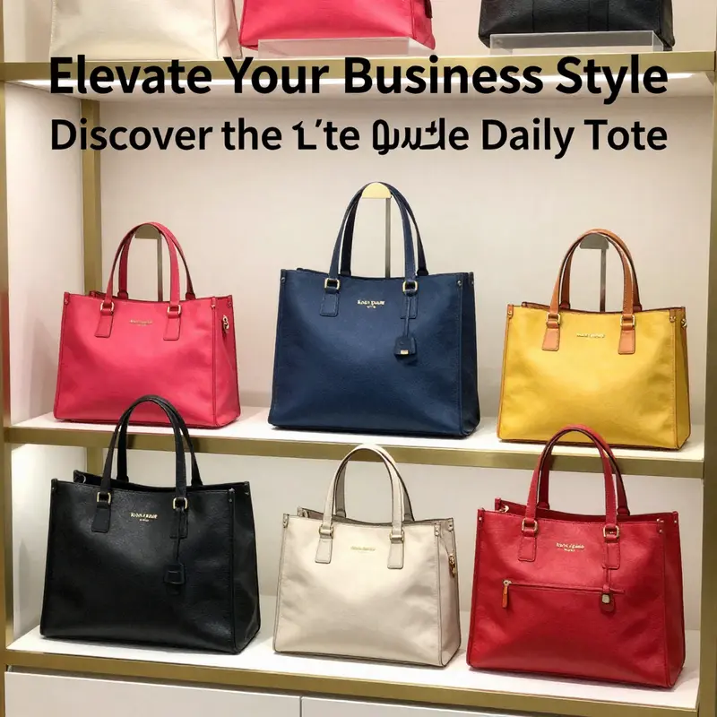 The elegant design and materials of the Kate Spade Daily Tote highlight its premium quality and functionality.