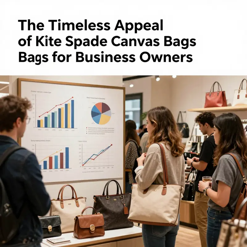 Showcasing the iconic design of Kate Spade canvas bags that blend style and functionality.