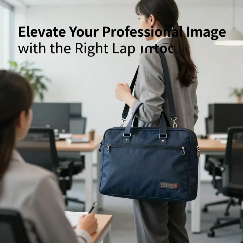 The significance of laptop totes in enhancing a professional image.