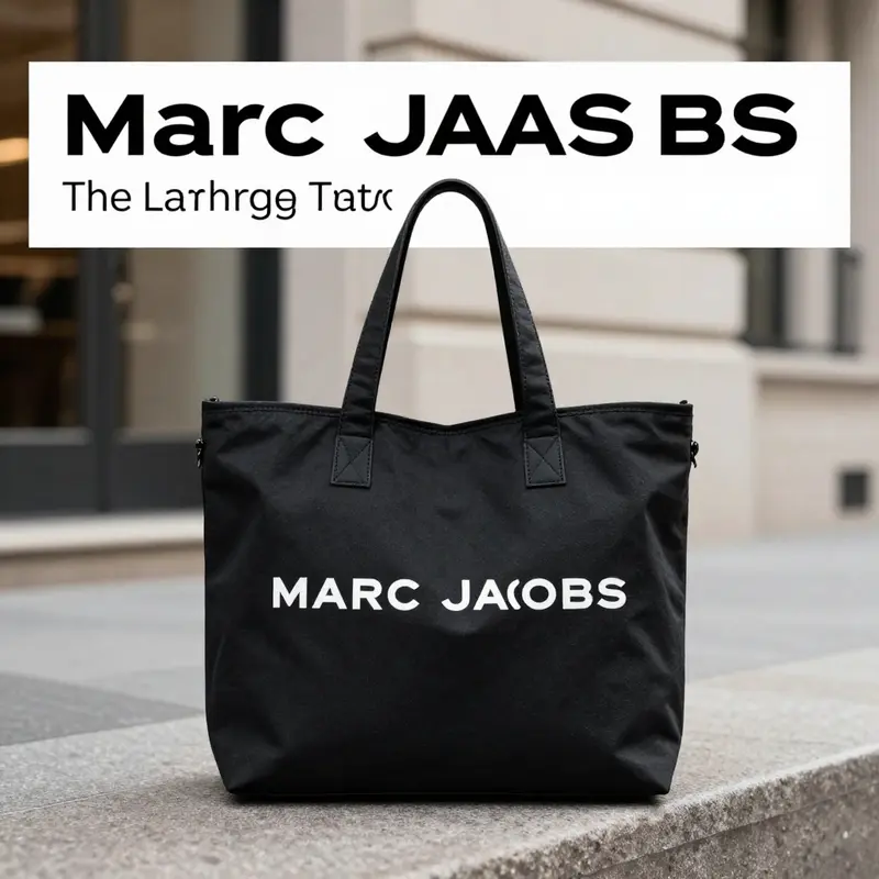 Marc Jacobs MJ Tote in teddy fleece, renowned for its softness and practicality.