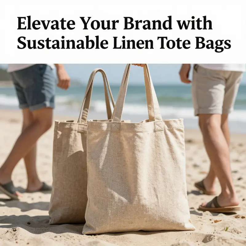 Close-up of flax plant fibers indicative of the natural and strong material used in linen tote bags.