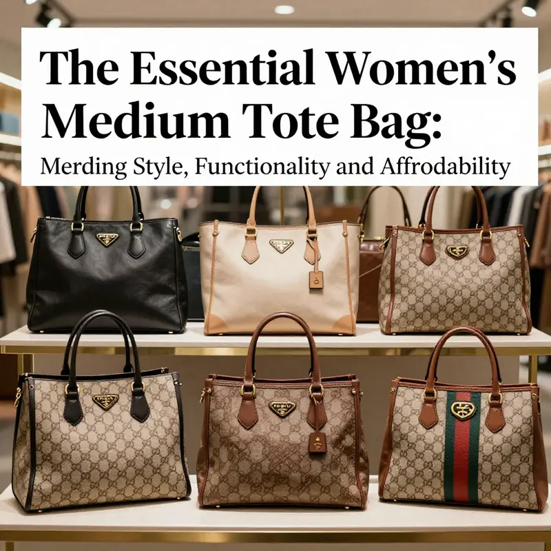 Luxury women’s medium tote bags from renowned brands emphasizing design and craftsmanship.