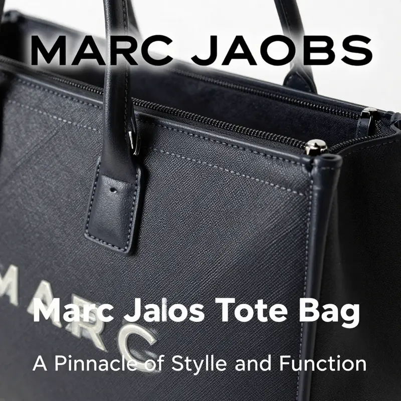 The Marc Jacobs Tote Bag, an emblem of timeless fashion and craftsmanship.